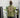 Maglione jacquard verde military