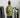 Maglione jacquard verde military