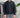 Maglione zip intera nero
