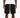 Shorts over gommato nero