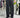 Pantalone viscosa com pence nero
