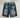 Denim shorts ripped