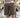 Shorts in viscosa marrone
