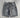 Denim shorts grigio