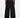 Pantalone misto lino pinces balloon nero