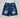 Denim shorts “deep blue”