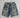 Denim shorts con lacci