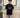 T-shirt “coldspace” nera