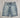 Denim shorts “sky grey”