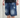 Denim shorts “deep blue”