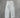 Pantalone balloon misto lino bianco