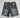 Denim shorts marbled