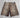 Denim shorts clay color