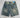 Denim shorts acid wash