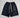 Shorts over gommato nero